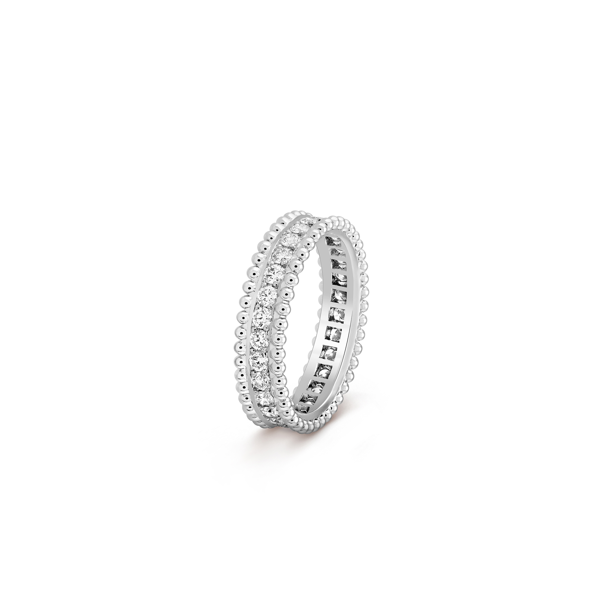 v*n cl*f arpels estelle wedding band - platinum, Di*m*nd  vcarn57o00